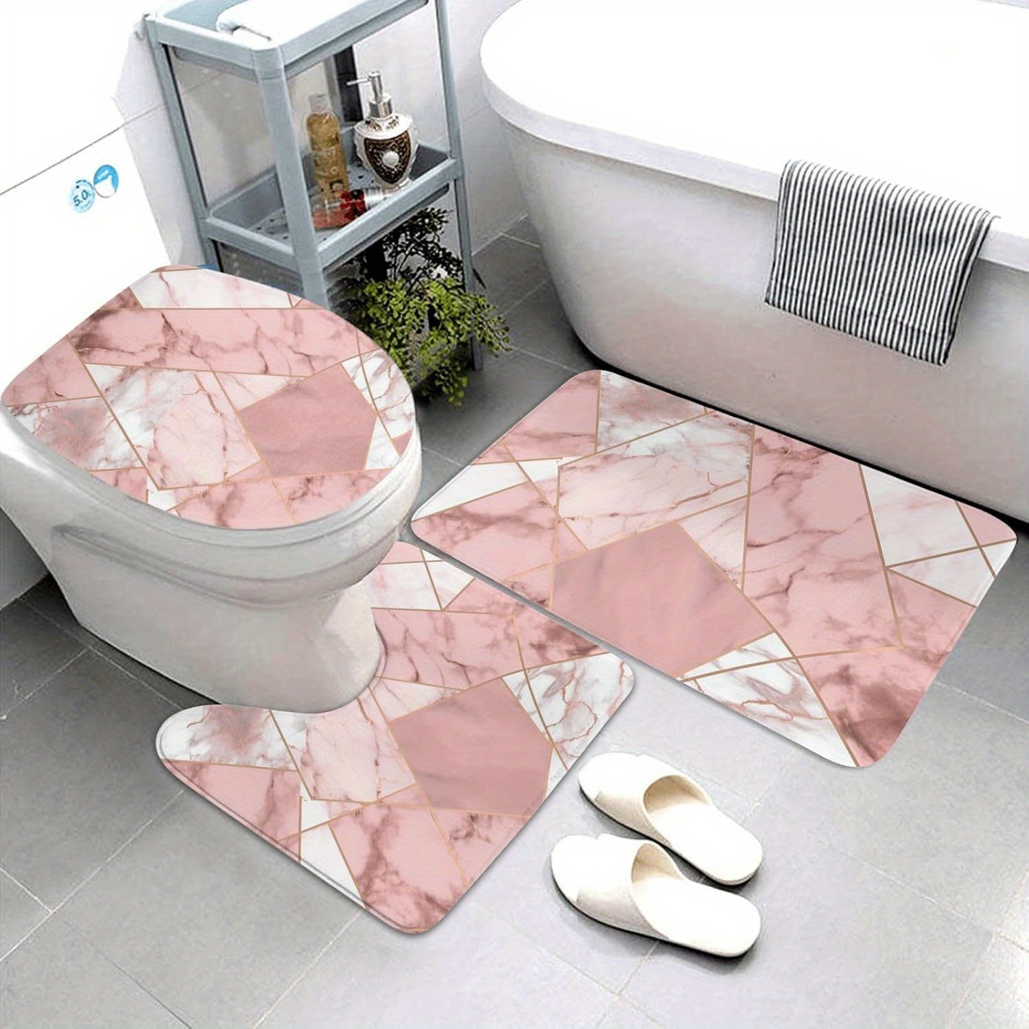 Home Made Bathroom Vanity - Juego de Alfombrillas de Baño de