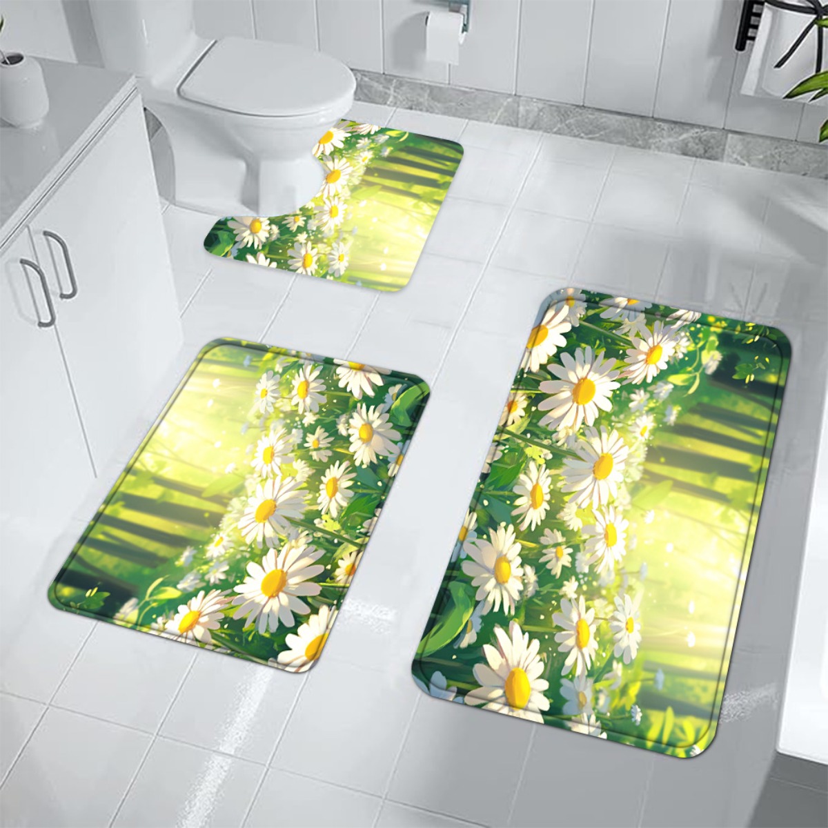 Home Made Bathroom Vanity - Juego de Alfombrillas de Baño con