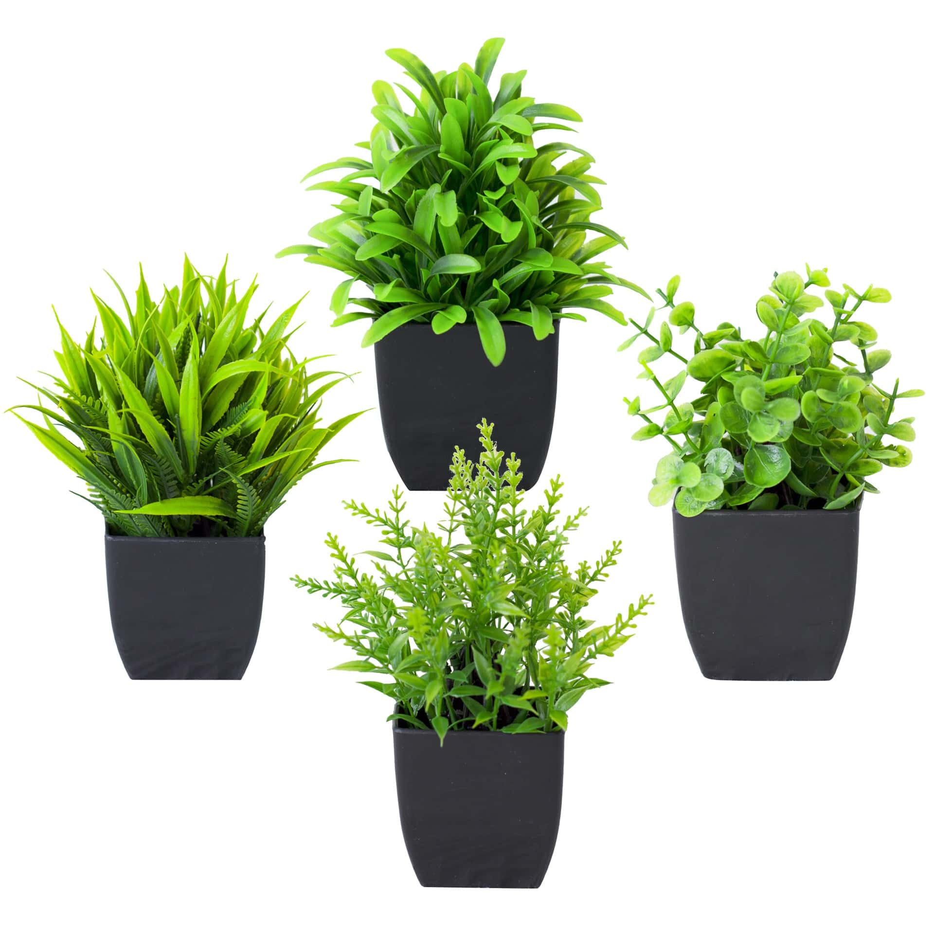Home Bathroom Shelf - Planta Artificial de Eucalipto en Maceta