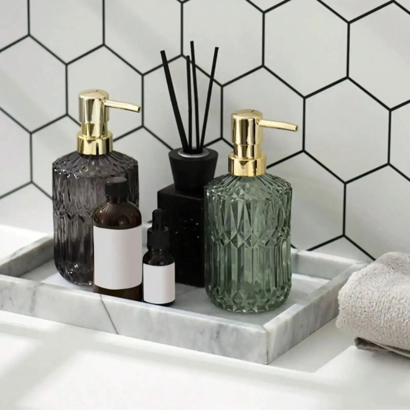 Home Bathroom Soap Dispenser - Dispensador manual de jabón líquido de