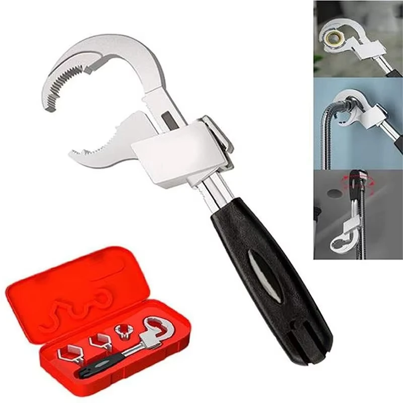 Home Bathroom Plumbing - Llave ajustable universal para fregadero, llave