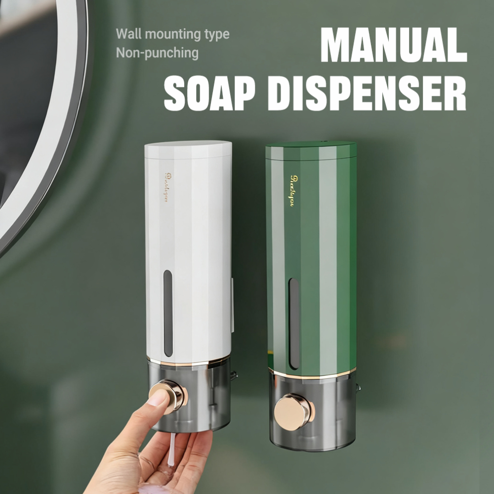 Home Bathroom Wall Soap Dispenser - Dispensador de Jabón Manual de 450