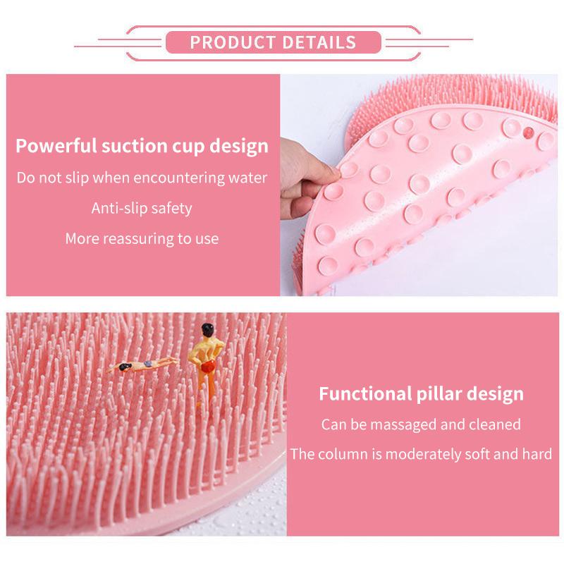 Non Slip Bath Mat - Alfombrilla Exfoliante para Pies, Antideslizante, para