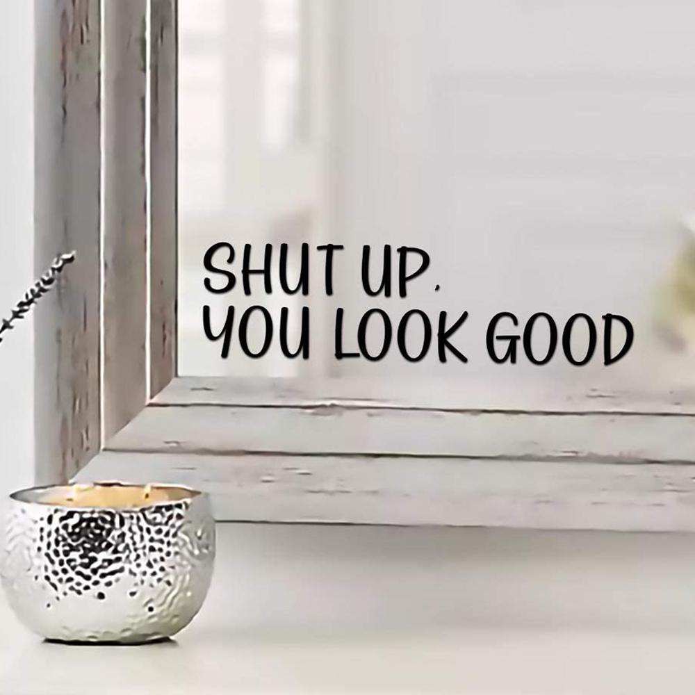 Home Goods Bathroom Mirrors - Sh * t UP You Look