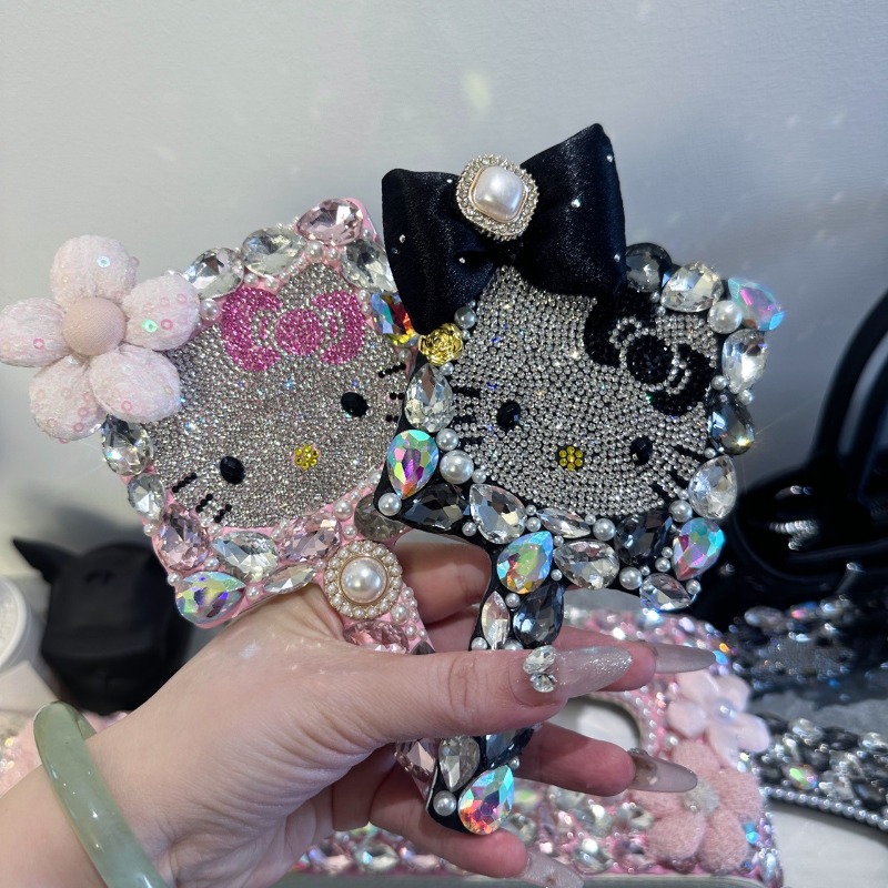 Home Goods Bathroom Mirrors - Espejo de Maquillaje Portátil Hello Kitty