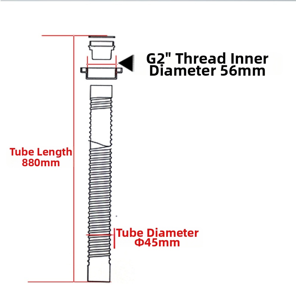 Home Bathroom Plumbing - Tubo de desagüe para fregadero de