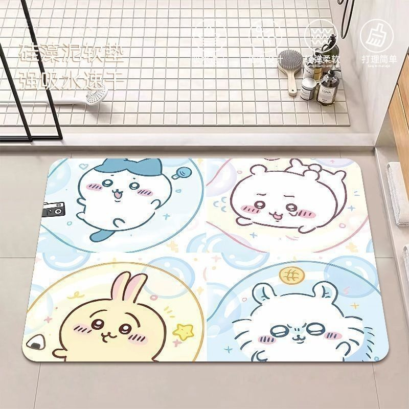 Home One Bathroom Accessories - Alfombrilla de Baño de Diatomita con