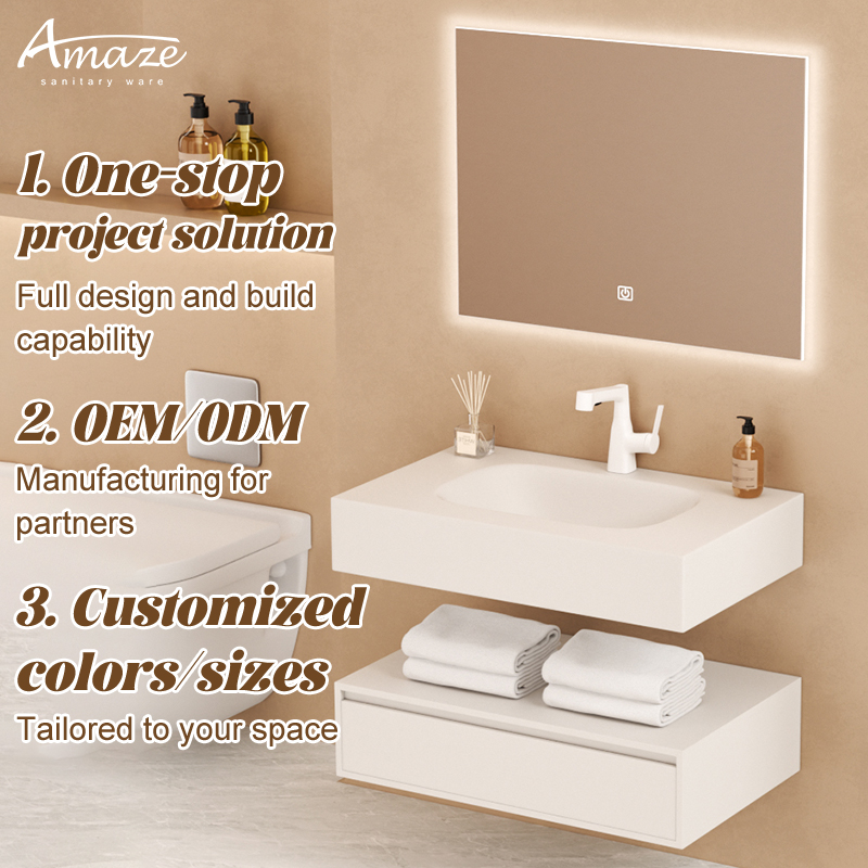 Home Living Bathroom Vanity - Mueble de Baño de Lujo Personalizable