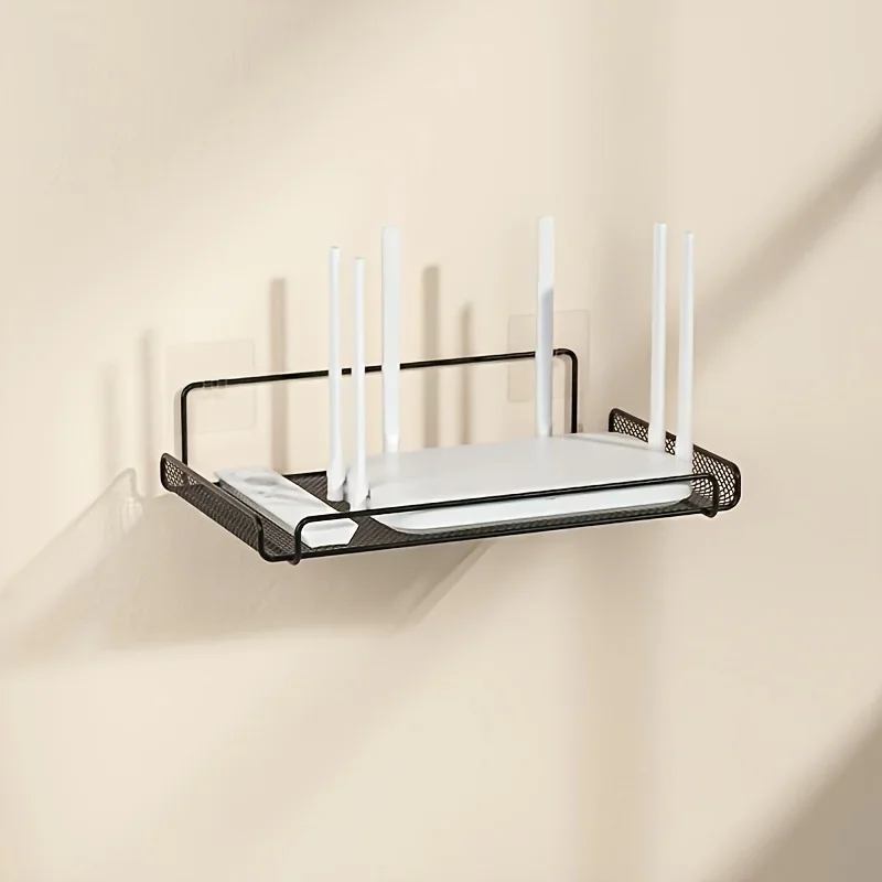 Home Bathroom Shelf - Estante de Acero Inoxidable para Router,