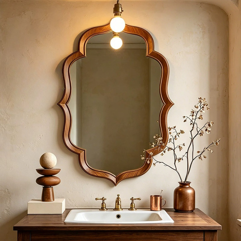 Home Living Bathroom Vanity - Espejo de Lujo para Baño, Espejo