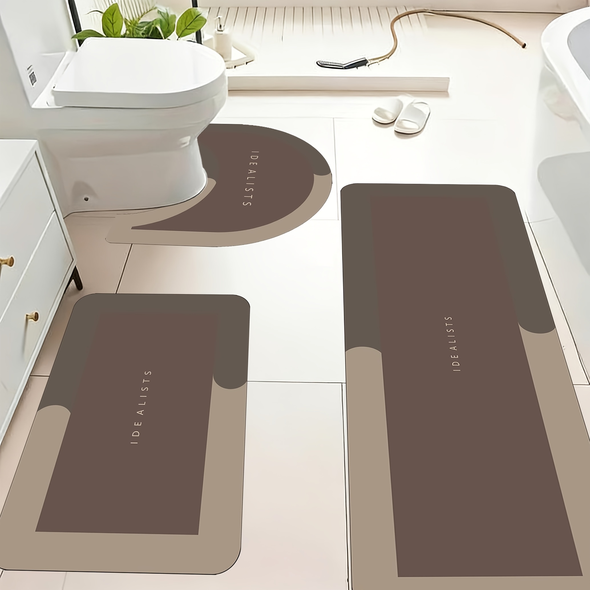 Home Made Bathroom Vanity - Juego de Alfombrillas de Baño Modernas