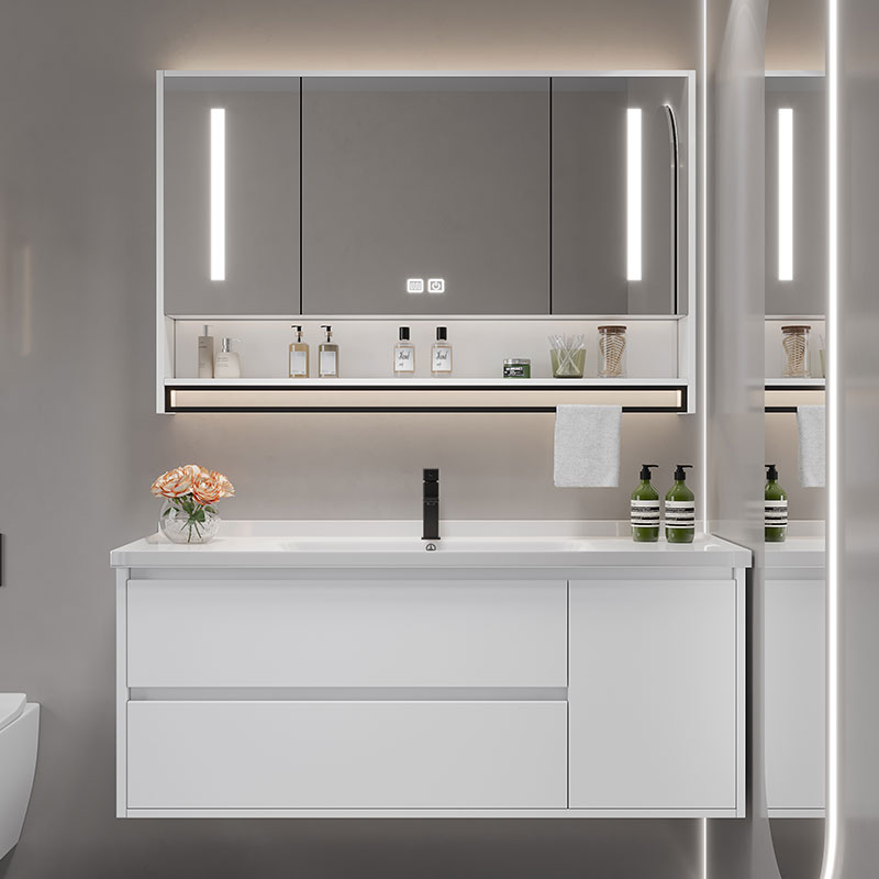 Tocador de baño con partición  - Home Bathroom Vanity reseña y precio