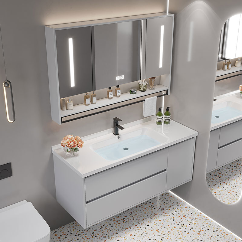 Tocador de baño con partición  - Home Bathroom Vanity reseña y precio