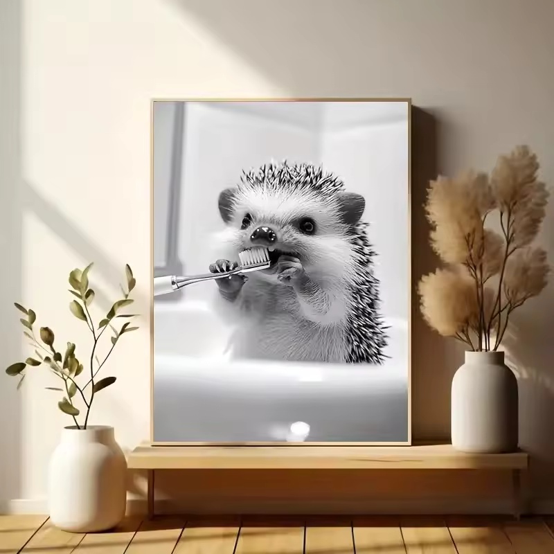 Animal baño papel higiénico li - Home Bathroom Wallpaper reseña y precio