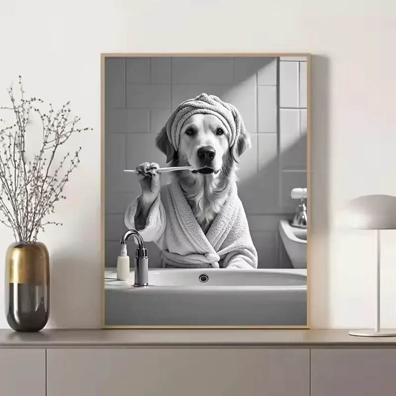 Animal baño papel higiénico li - Home Bathroom Wallpaper reseña y precio