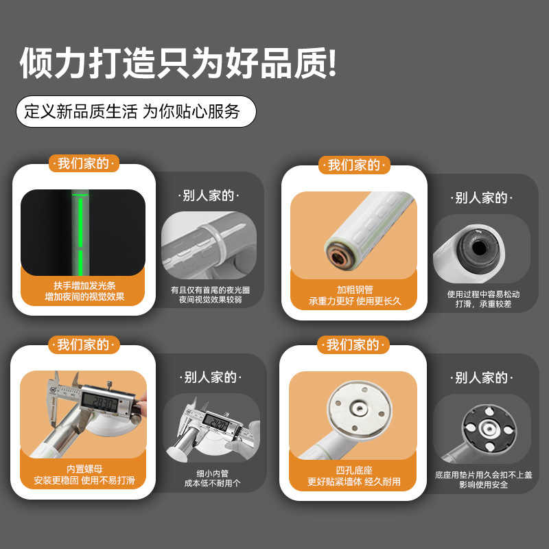 Barra de Seguridad para Inodor - Home Bathroom Grab Bar reseña y precio