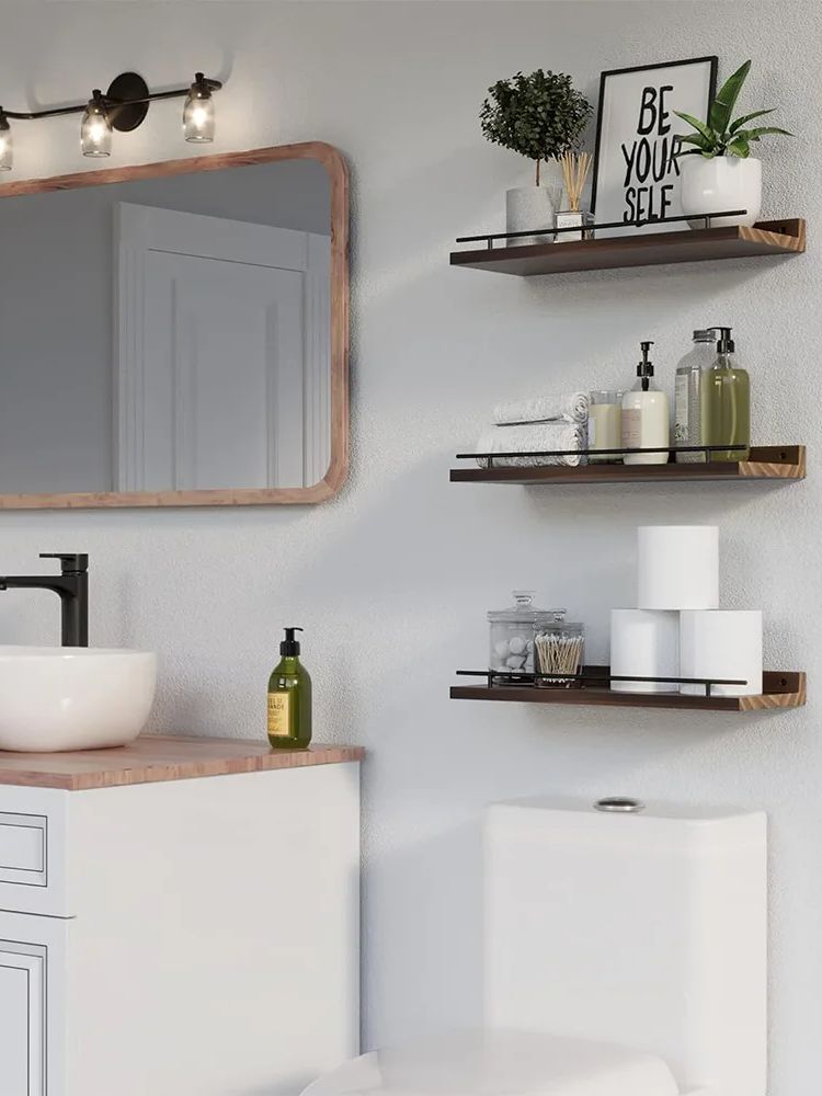 Estante de almacenamiento de m - Home Bathroom Shelf reseña y precio