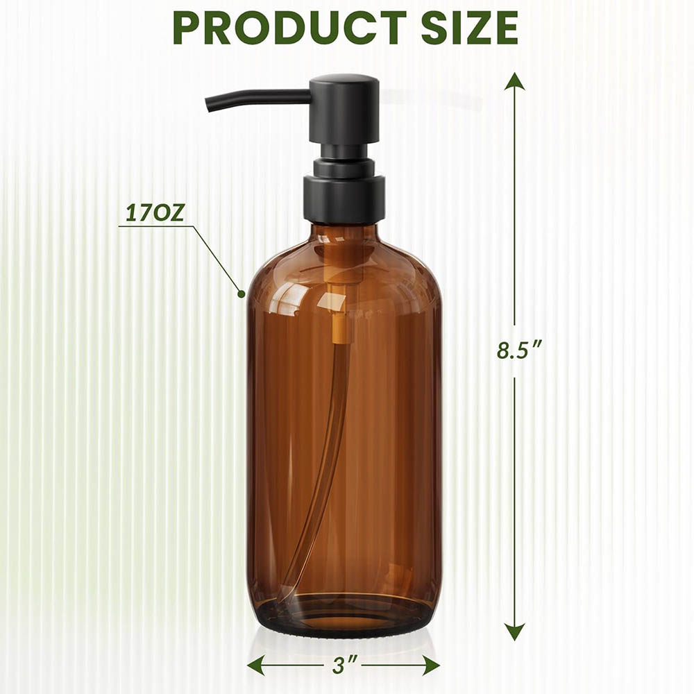 Dispensador de Jabón de Vidrio - Home Bathroom Soap Dispenser reseña y precio