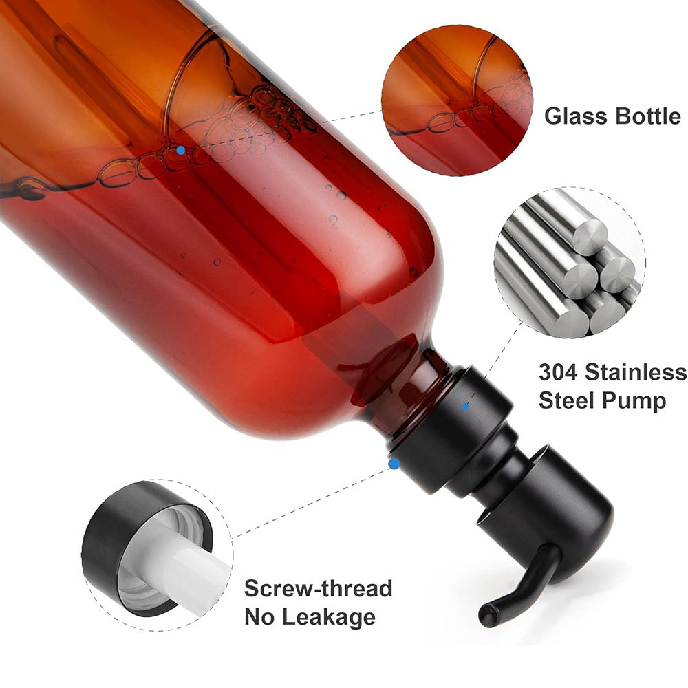 Dispensador de Jabón de Vidrio - Home Bathroom Soap Dispenser reseña y precio