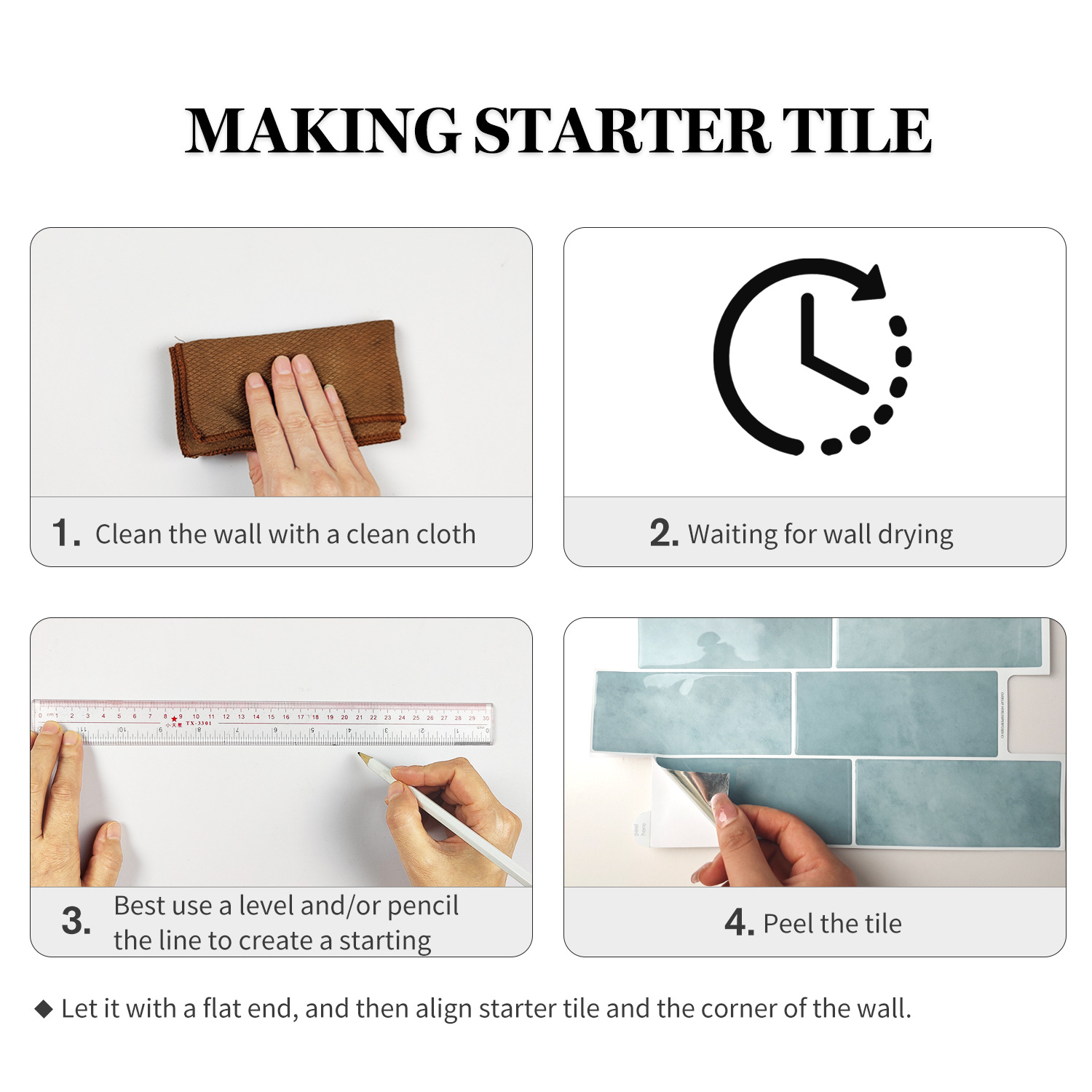 5 uds pegatinas de pared de re - Home Kitchen Bathroom Cleaning reseña y precio