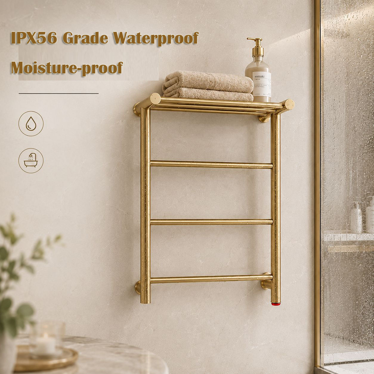 Nuevo Calentador de Toallas El - Home Bathroom Shelf reseña y precio