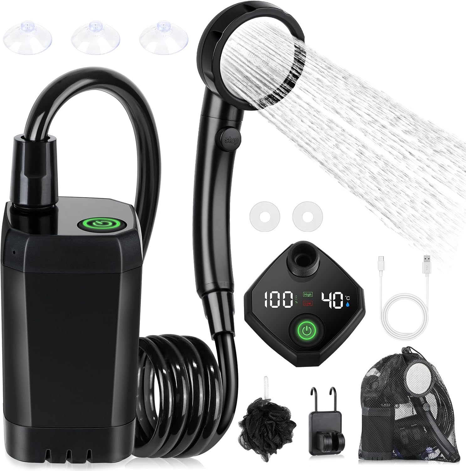 Ducha Eléctrica Portátil Autoc - Home Bath reseña y precio