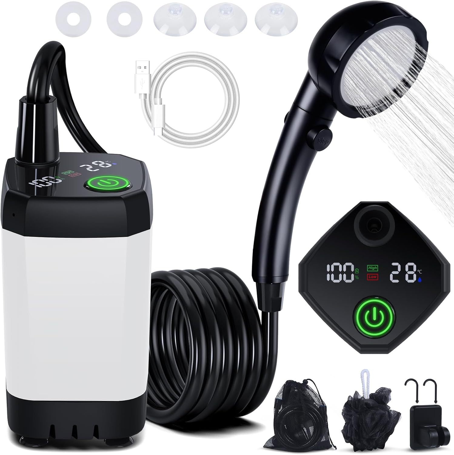 Ducha Eléctrica Portátil Autoc - Home Bath reseña y precio