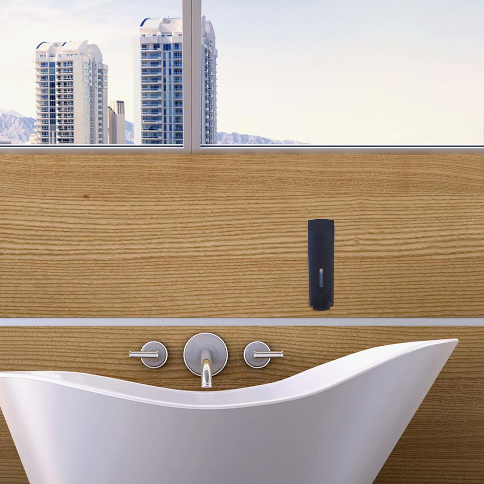 Dispensador de jabón de pared  - Home Bathroom Wall Soap Dispenser reseña y precio