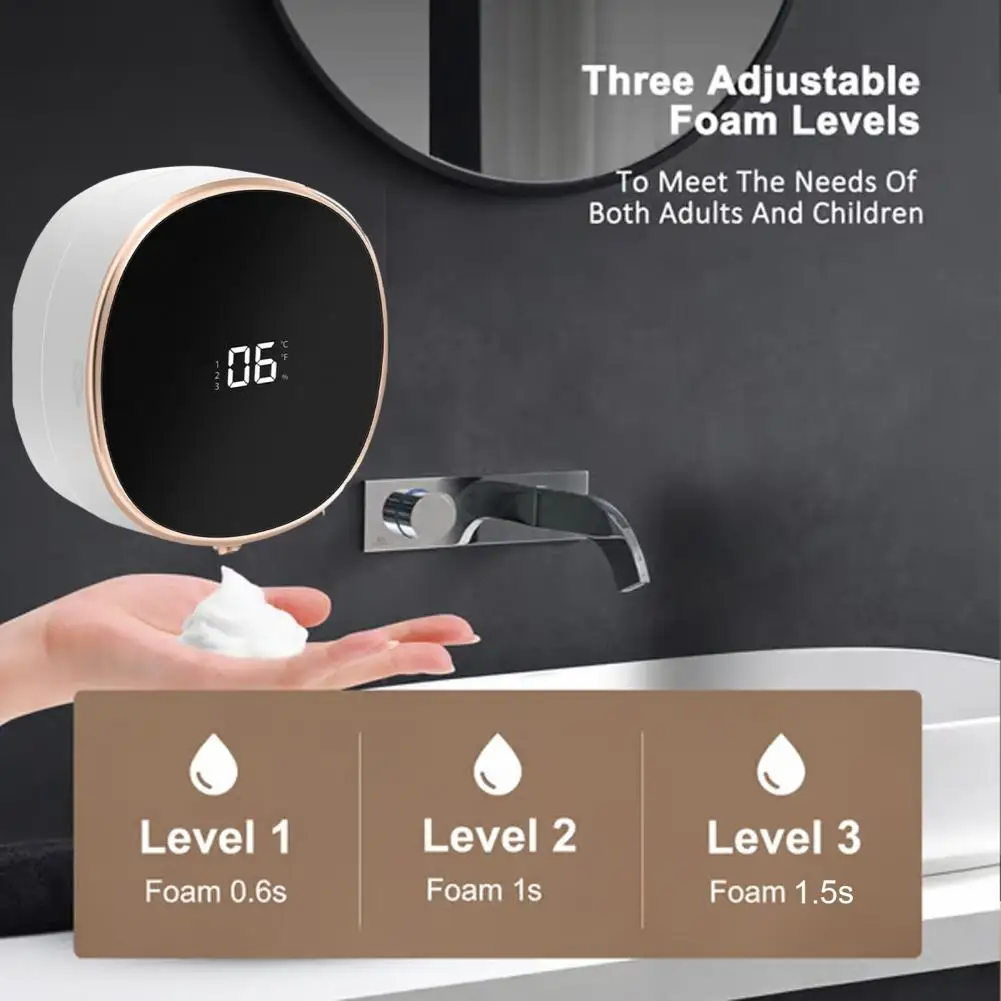 Dispensador de jabón eléctrico - Home Bathroom Wall Soap Dispenser reseña y precio