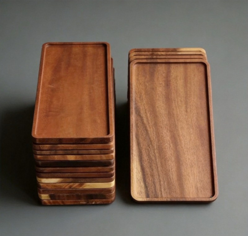 Bandeja Rectangular de Madera  - Home Bathroom Vanity reseña y precio