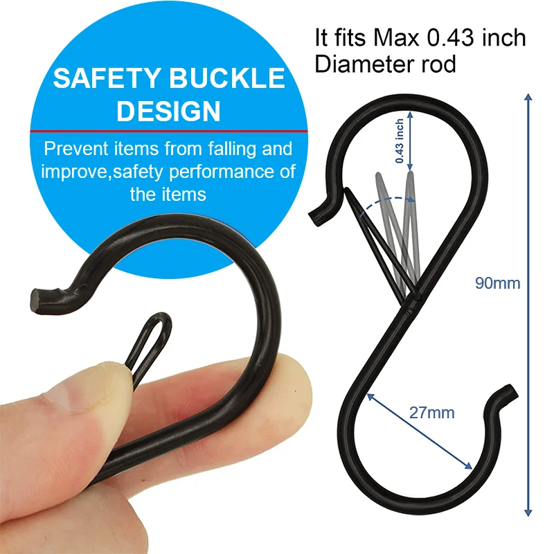 Ganchos colgantes de Metal en  - Home Bathroom Shelf reseña y precio