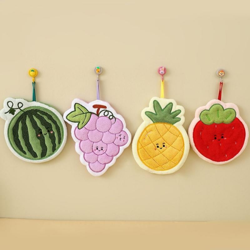 Toalla de mano de fruta, paño  - Home Kitchen Bathroom Cleaning reseña y precio
