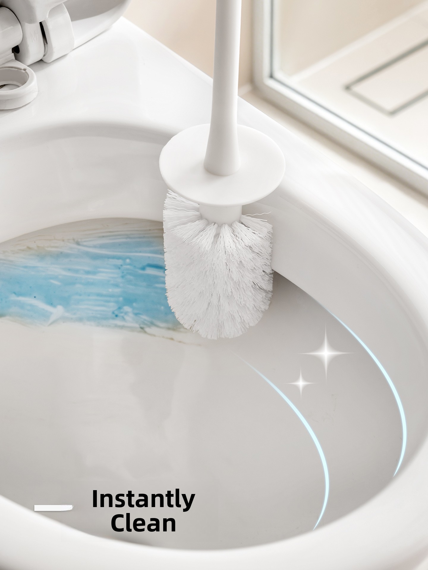 Escobilla de baño de esquina m - Home Needs Bathroom Cleaning reseña y precio
