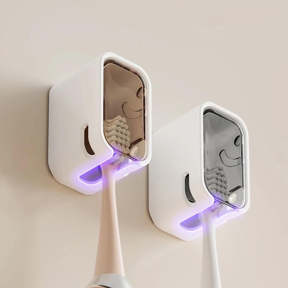 Soporte para cepillos de dient - Home Bathroom Shelf reseña y precio
