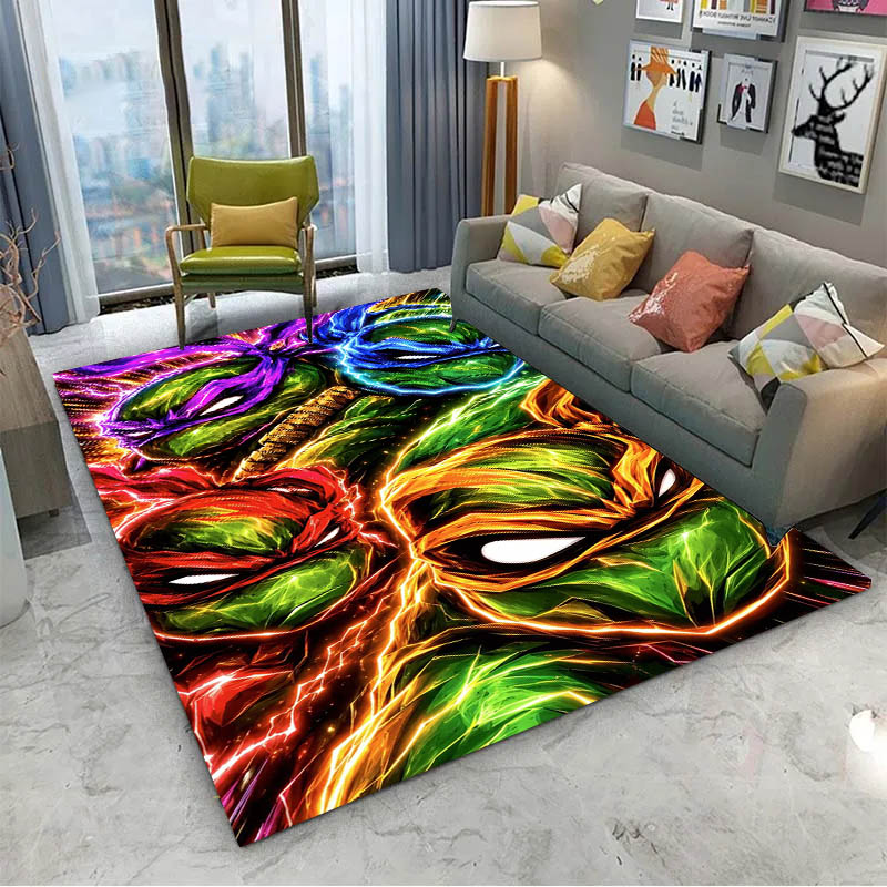 Alfombra 3D de las Tortugas Ni - Home Bathroom Movie reseña y precio