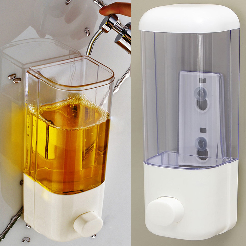 Dispensador de jabón montado e - Home Bathroom Wall Soap Dispenser reseña y precio