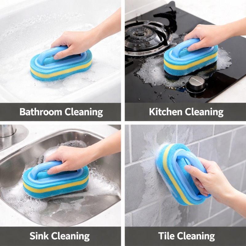 Cepillo de limpieza doméstico  - Home Kitchen Bathroom Cleaning reseña y precio