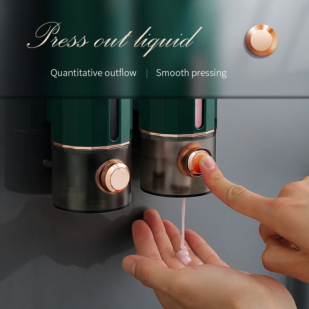 Dispensador de Jabón Manual de - Home Bathroom Wall Soap Dispenser reseña y precio