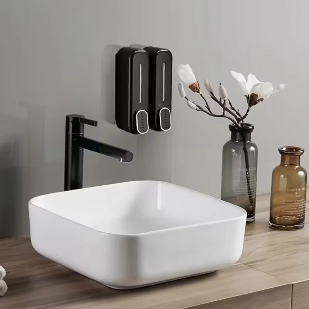 Dispensador de jabón manual mo - Home Bathroom Wall Soap Dispenser reseña y precio