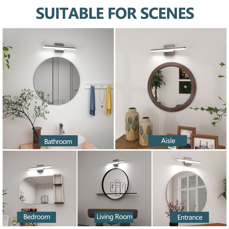 Luces LED modernas para espejo - Home Bathroom Vanity reseña y precio