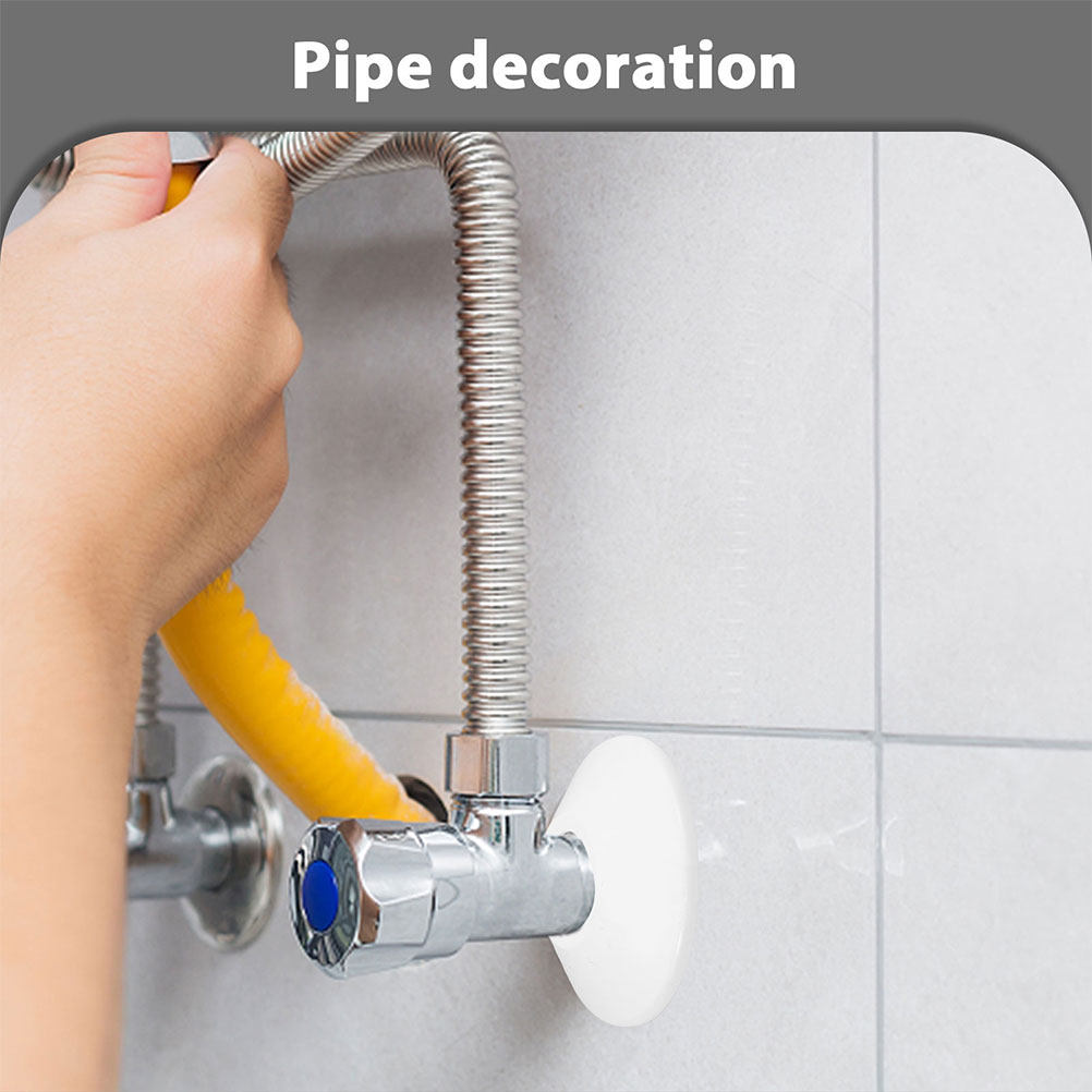 9 Cubiertas Decorativas Blanca - Home Bathroom Plumbing reseña y precio