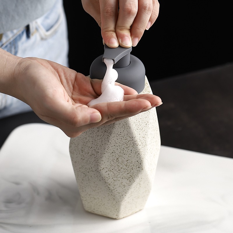 Dispensador de Mousse de cerám - Home Bathroom Soap Dispenser reseña y precio