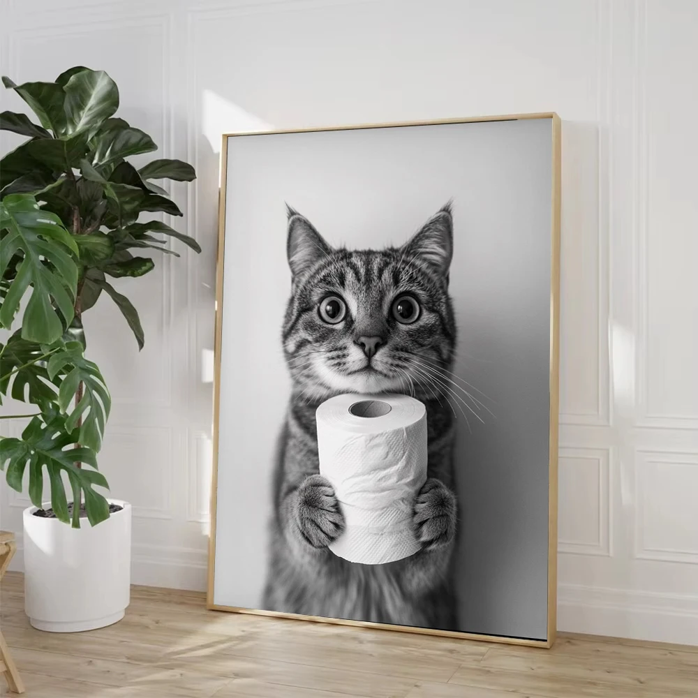Póster Impreso en Lienzo de Va - Home Bathroom Wallpaper reseña y precio