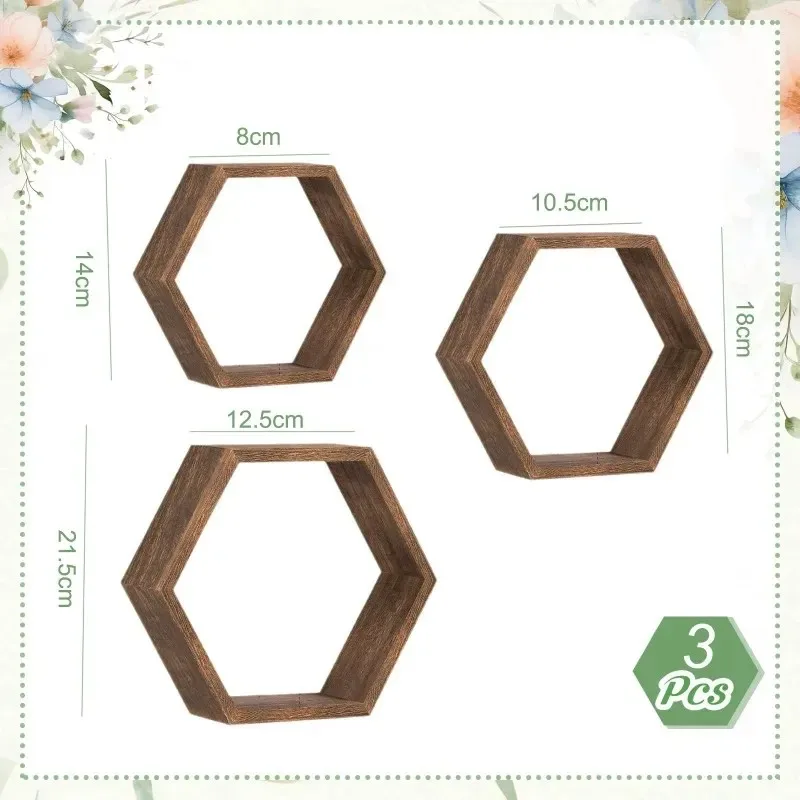 Estantes flotantes hexagonales - Home Bathroom Shelf reseña y precio