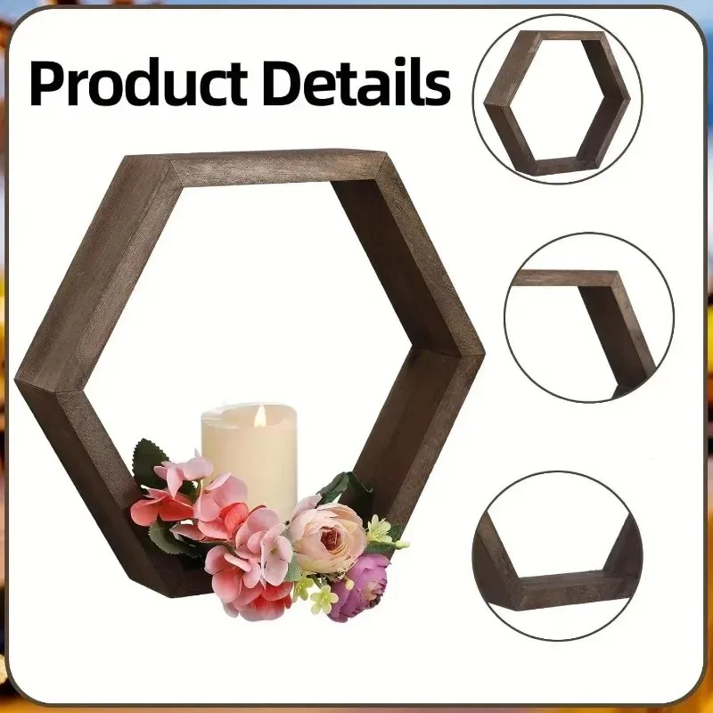 Estantes flotantes hexagonales - Home Bathroom Shelf reseña y precio
