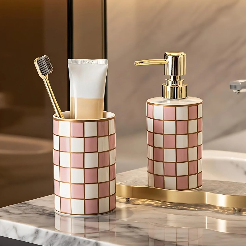 Botella de Loción Cilíndrica d - Home Bathroom Soap Dispenser reseña y precio