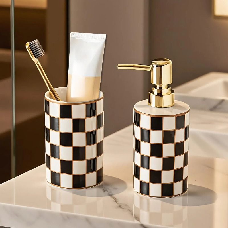 Botella de Loción Cilíndrica d - Home Bathroom Soap Dispenser reseña y precio
