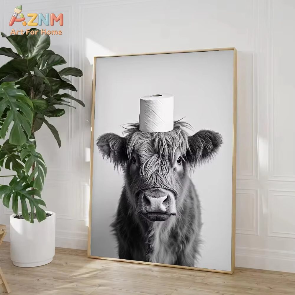 1 pieza, Póster Impreso en Lie - Home Bathroom Wallpaper reseña y precio
