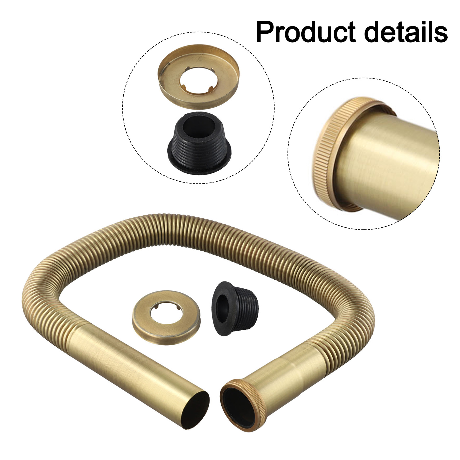 Manguera Flexible de latón, si - Home Bathroom Plumbing reseña y precio