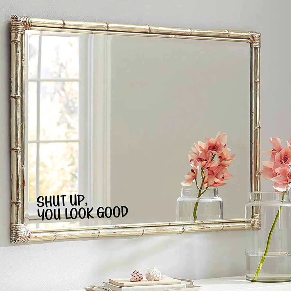 Pegatina con cita inspiradora  - Home Goods Bathroom Mirrors reseña y precio